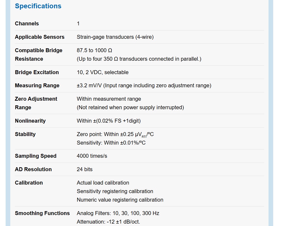 Ichiban Precision Sdn Bhd - Kyowa - Kyowa Instrumentation Amplifier